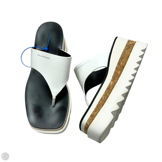 Sandals Luxury Designer By Stella Mccartney In White, Size: 7.5