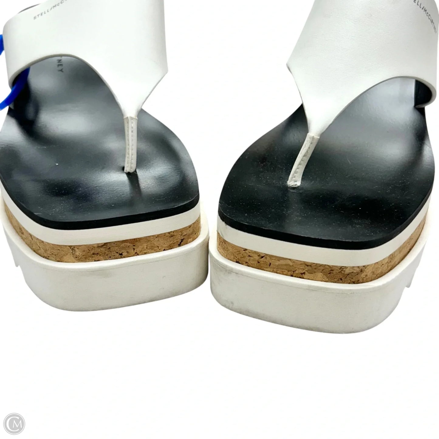 Sandals Luxury Designer By Stella Mccartney In White, Size: 7.5