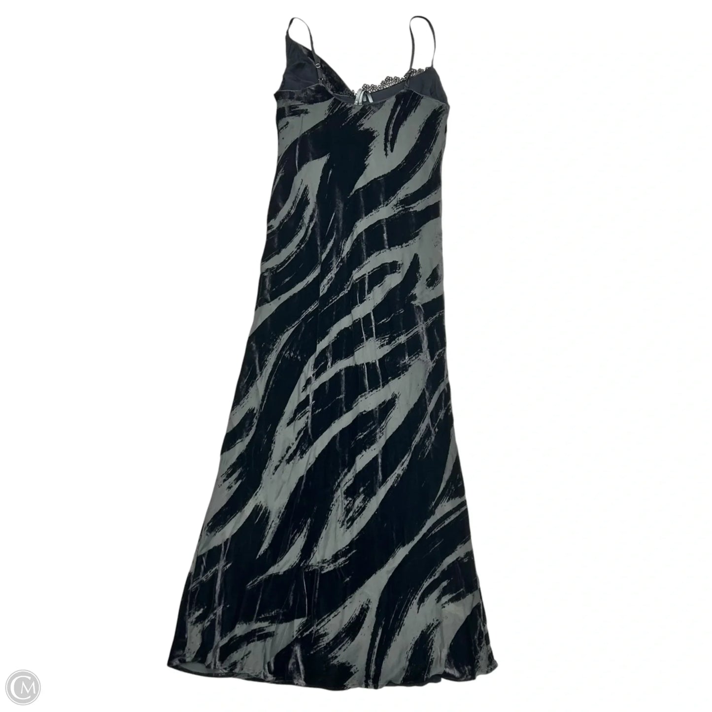 Dress Party Long By Anthropologie In Black & Grey, Size: Xs