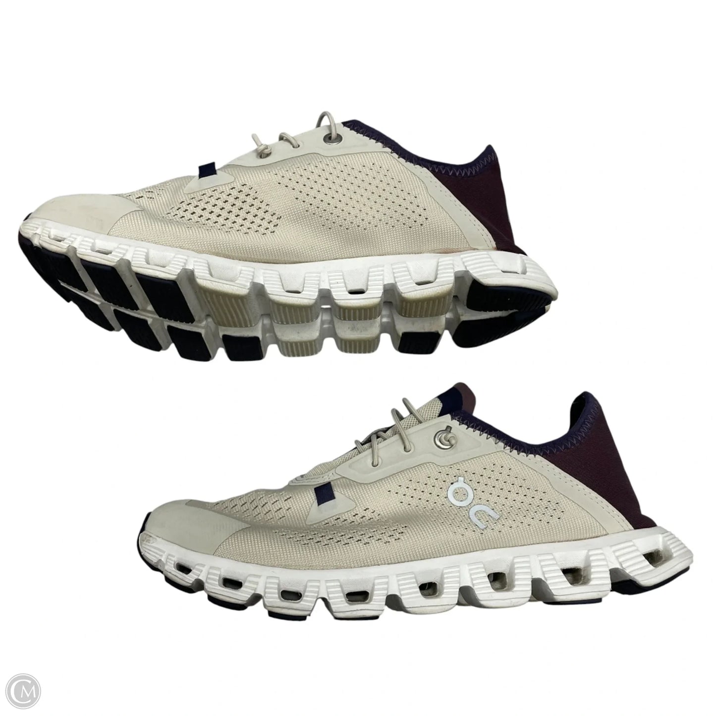 Shoes Athletic By On In Cream & Purple, Size: 6.5