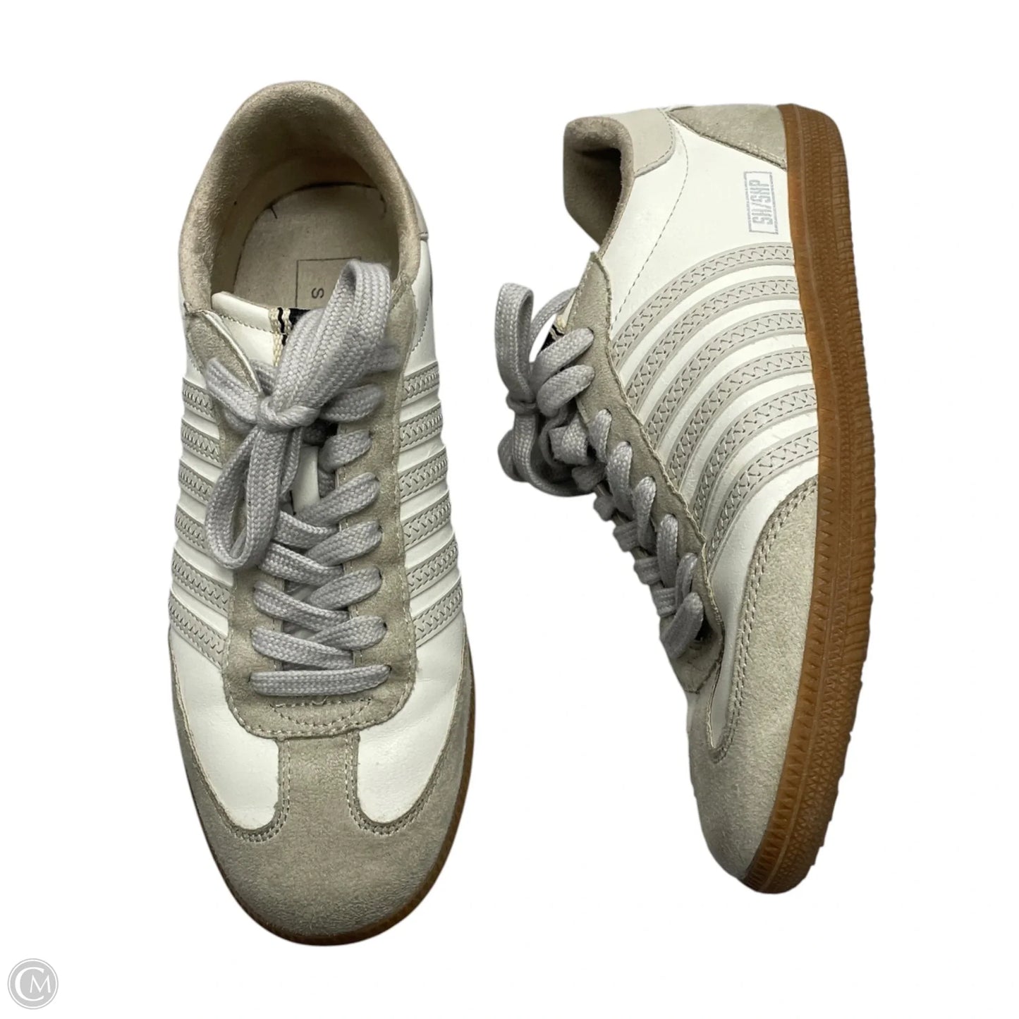 Shoes Sneakers By Shu Shop In Tan & White, Size: 6.5
