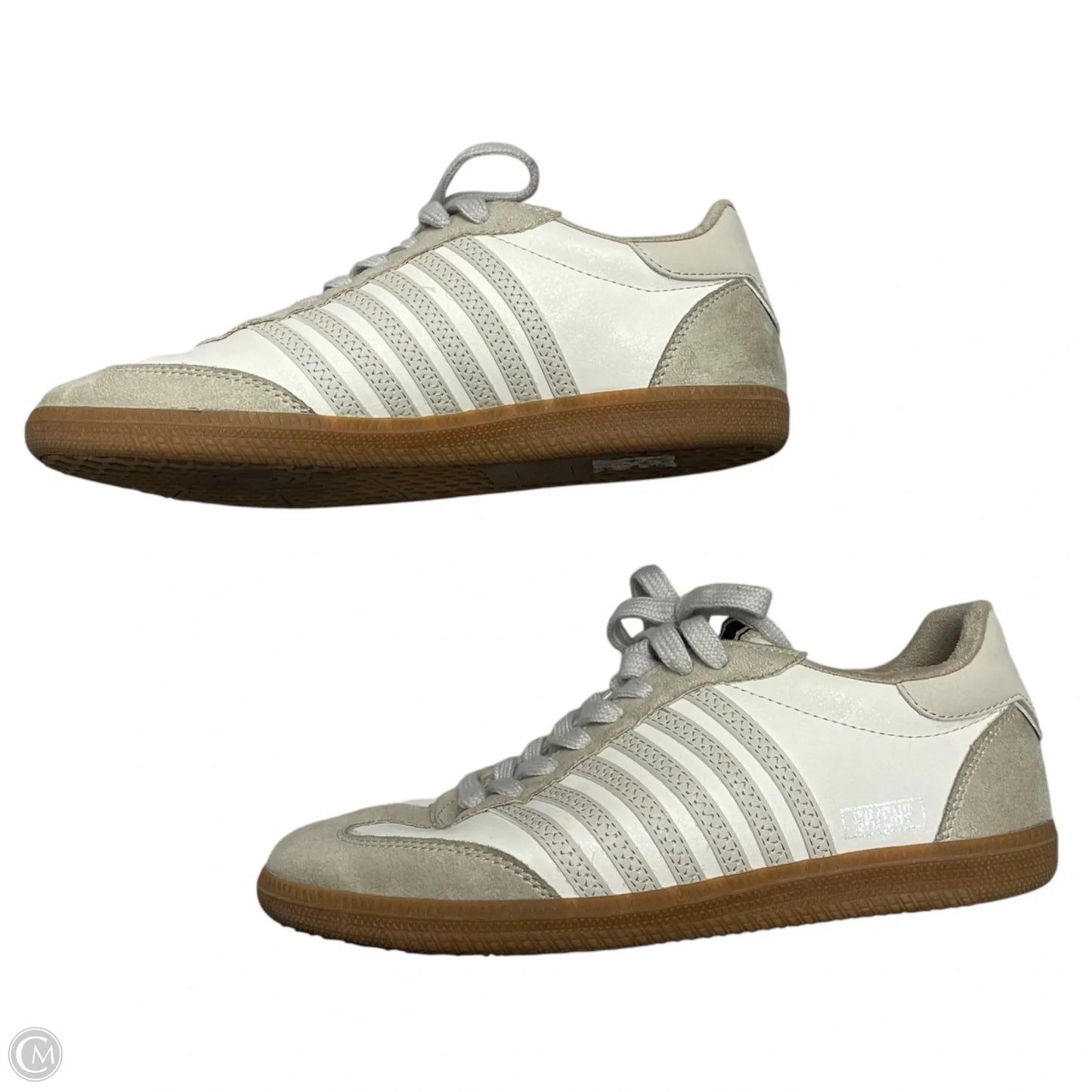 Shoes Sneakers By Shu Shop In Tan & White, Size: 6.5