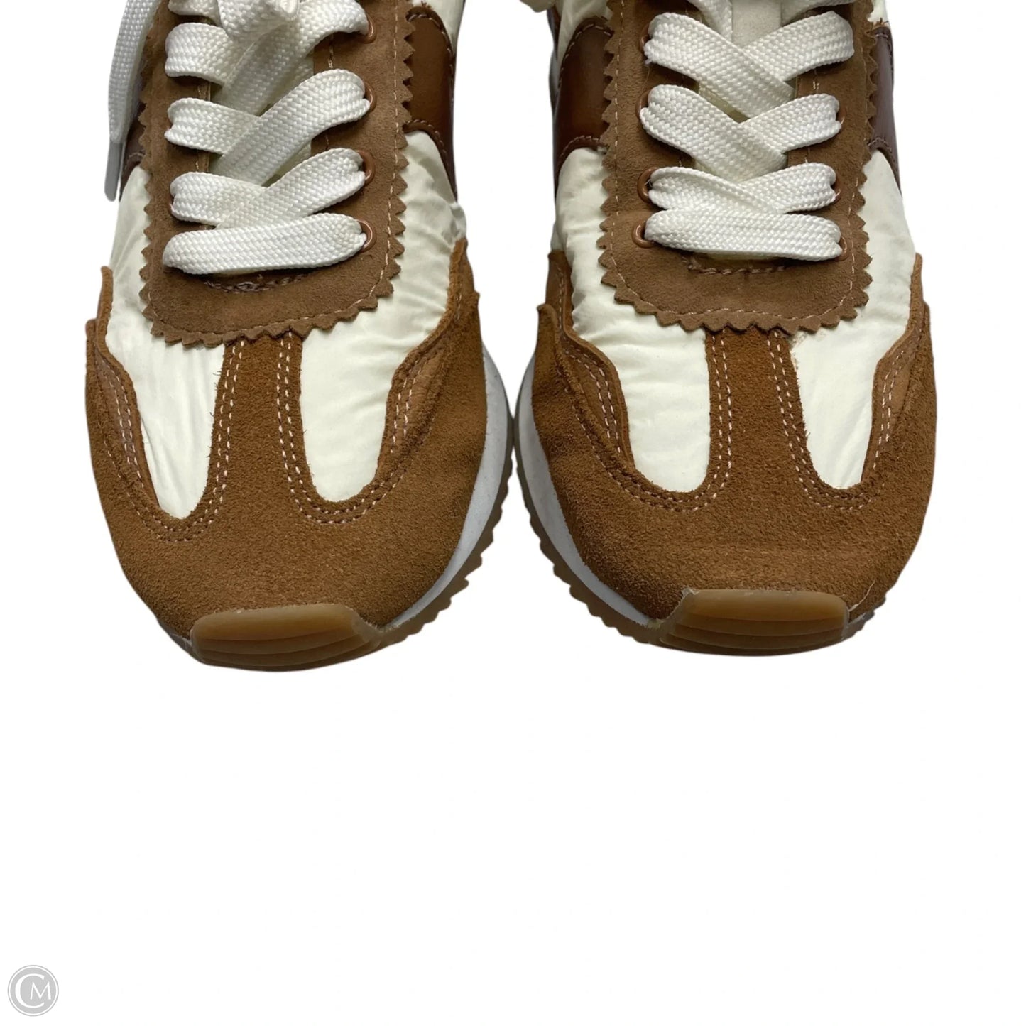Shoes Sneakers By Dolce Vita In Brown & Cream, Size: 6.5
