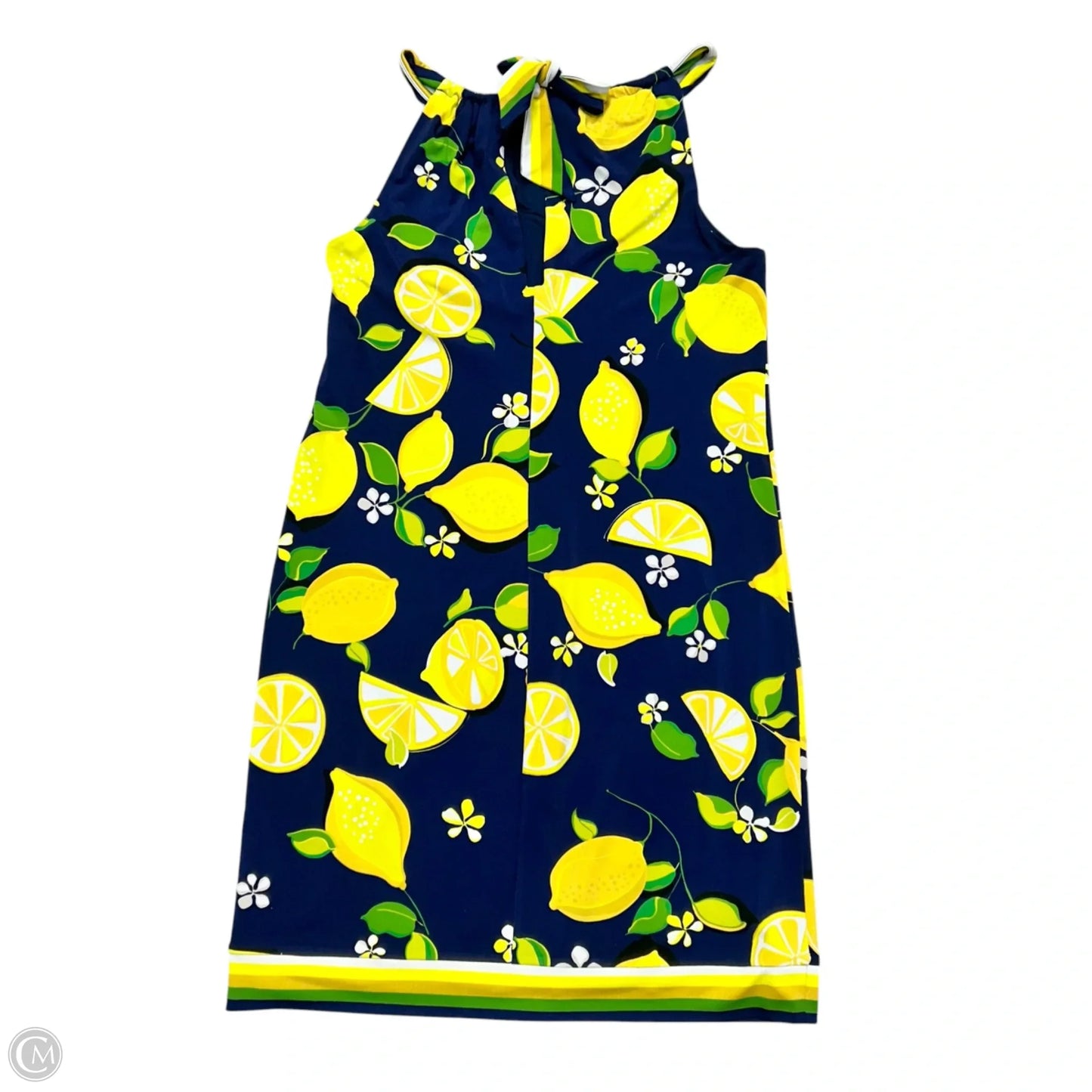 Dress Casual Short By Trina Turk In Blue & Yellow, Size: S
