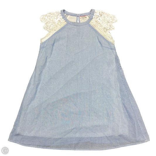Dress Casual Short By Andree By Unit In Blue & White, Size: L