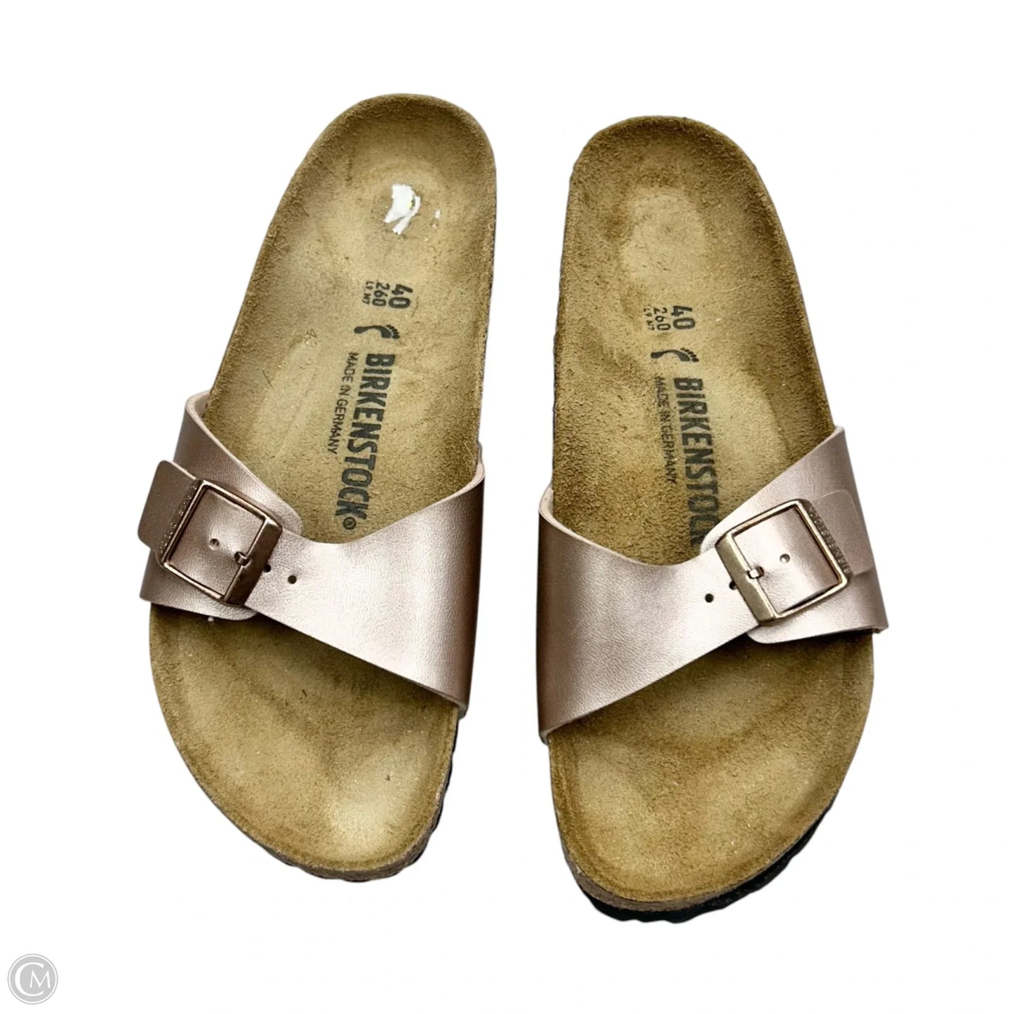 Sandals Flats By Birkenstock In Rose Gold, Size: 9