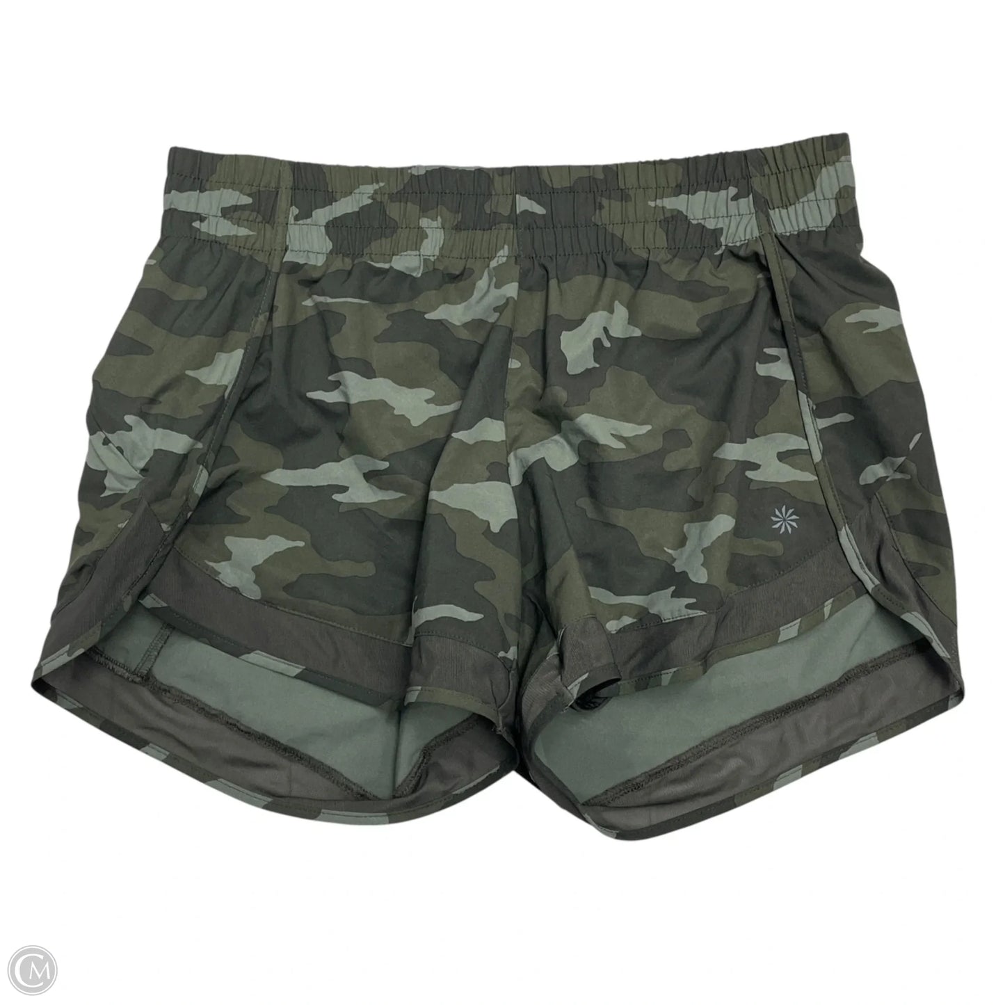 Athletic Shorts By Athleta In Camouflage Print, Size: S