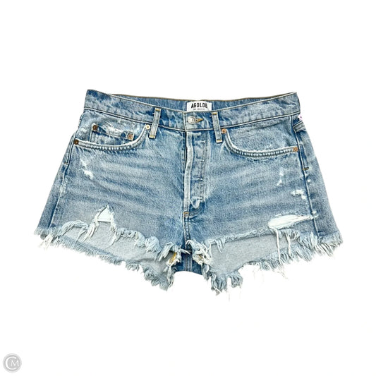 Shorts By Agolde In Blue Denim, Size: 4