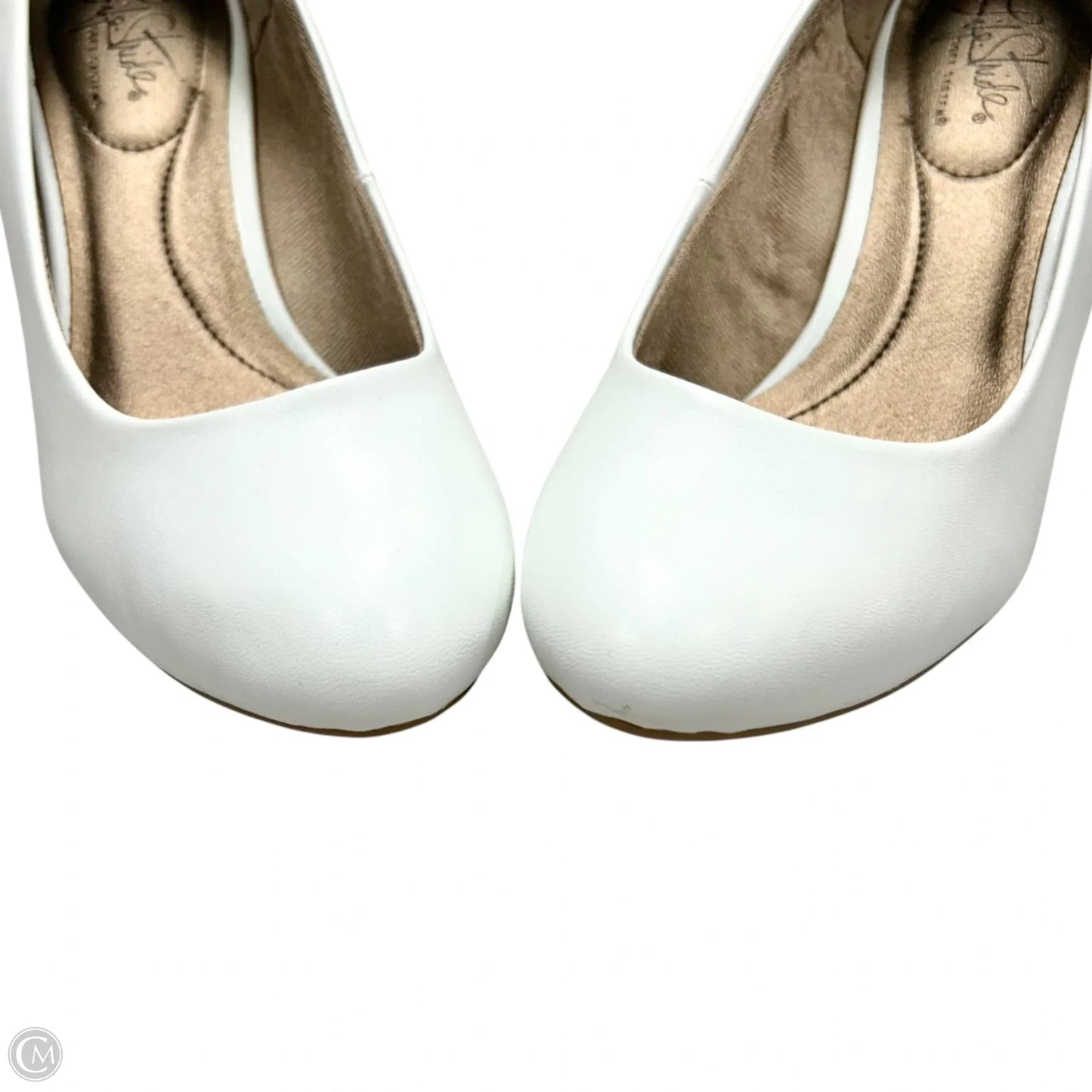 Shoes Heels Kitten By Life Stride In White, Size: 8.5