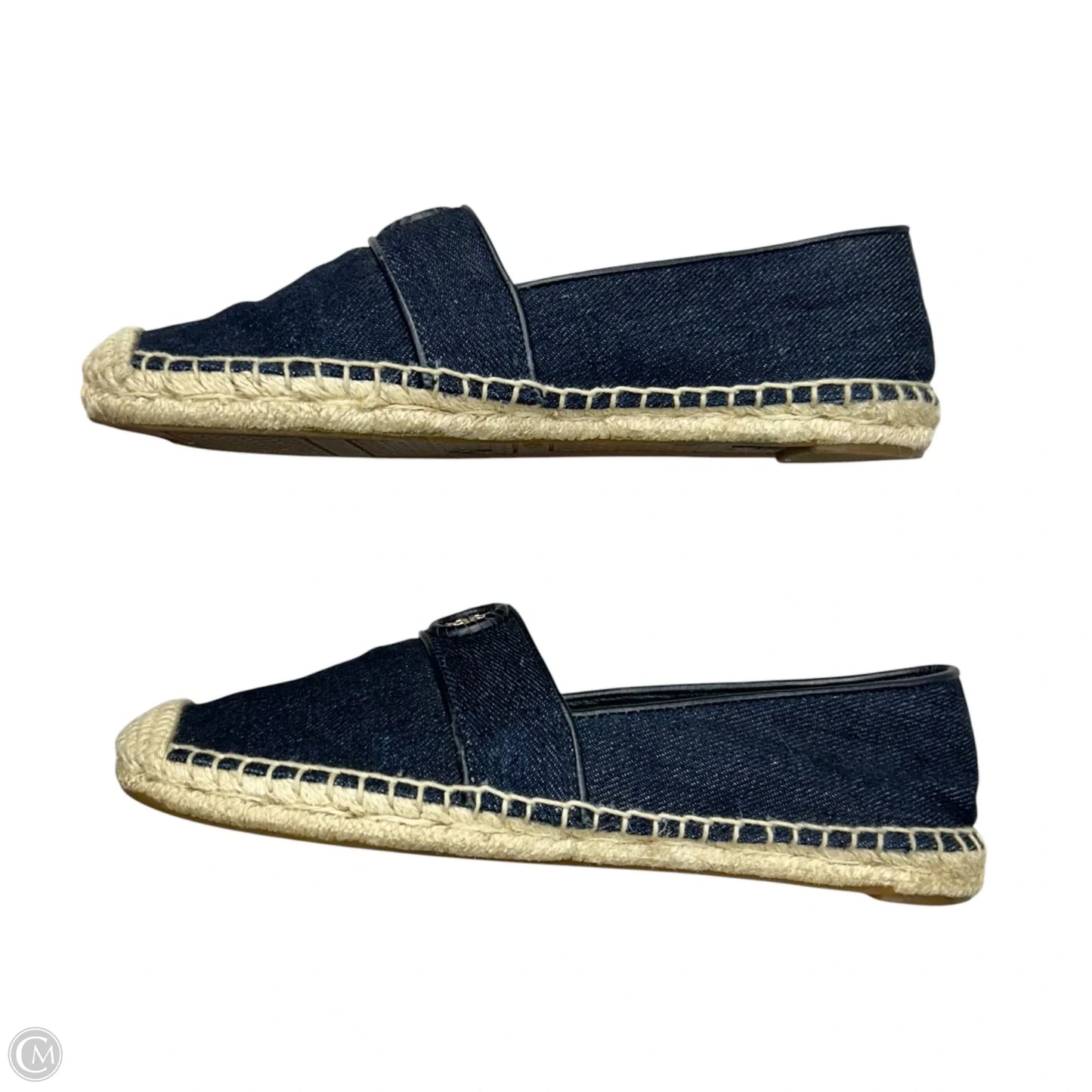 Shoes Designer By Tory Burch In Blue Denim, Size: 6.5