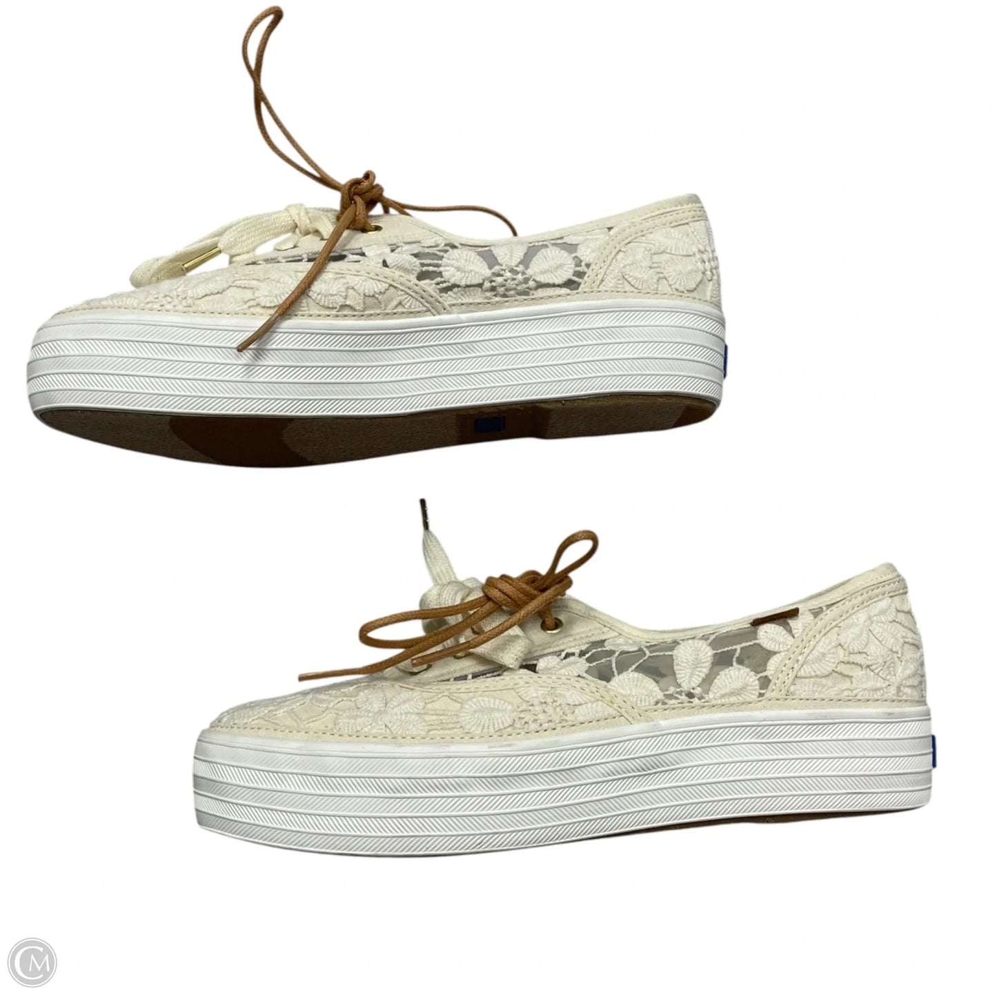 Shoes Sneakers By Keds In Cream, Size: 7.5