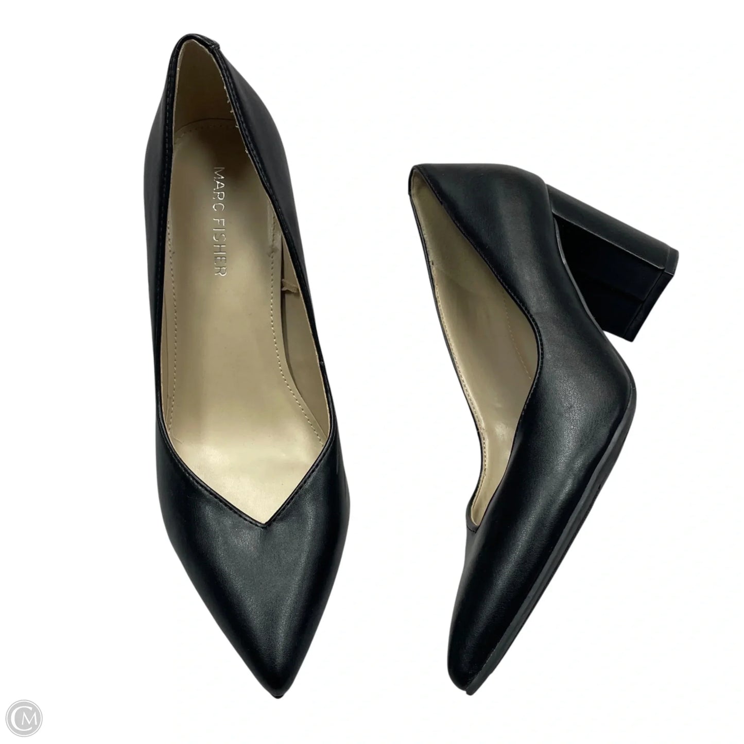 Shoes Heels Block By Marc Fisher In Black, Size: 7.5