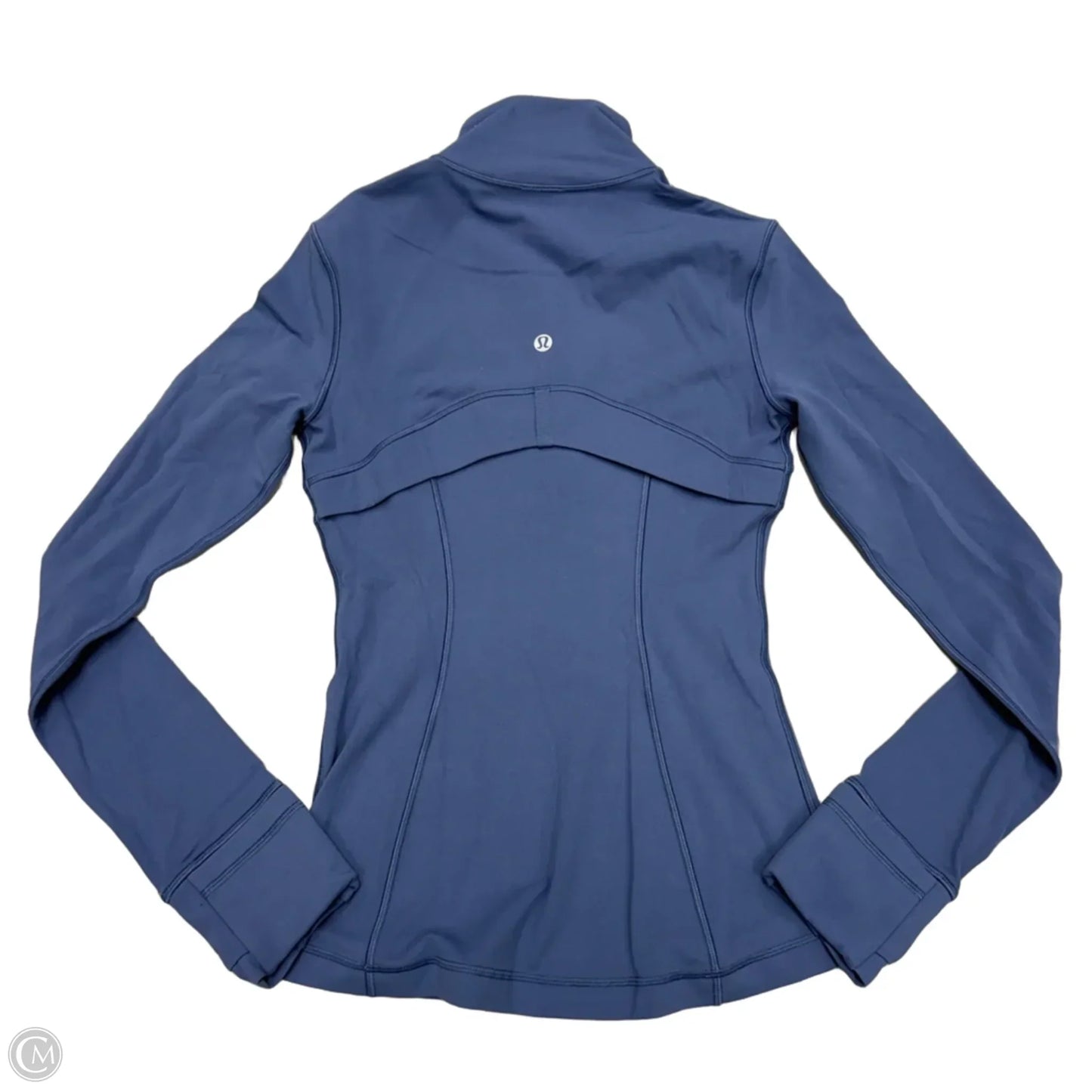 Athletic Jacket By Lululemon In Blue, Size: Xs