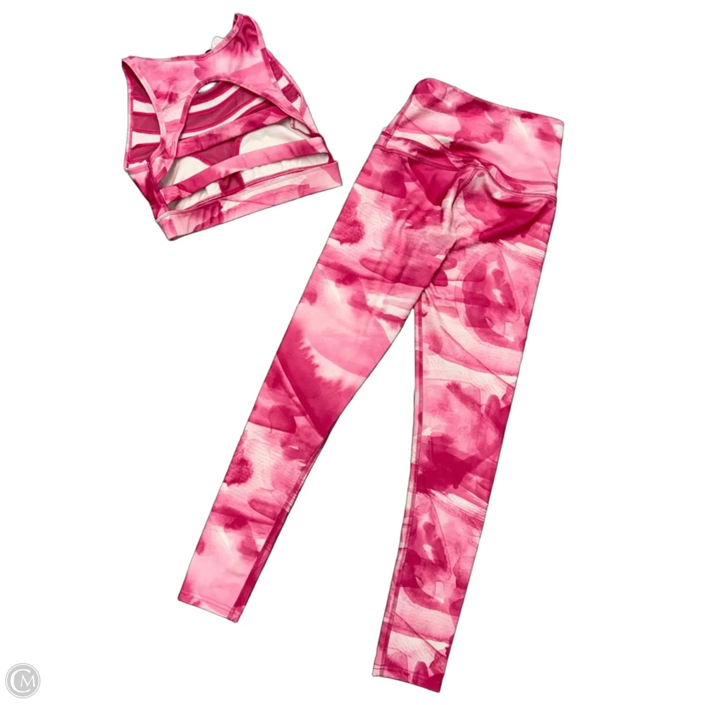 Athletic Pants 2pc By Electric Yoga In Pink, Size: Xs/s