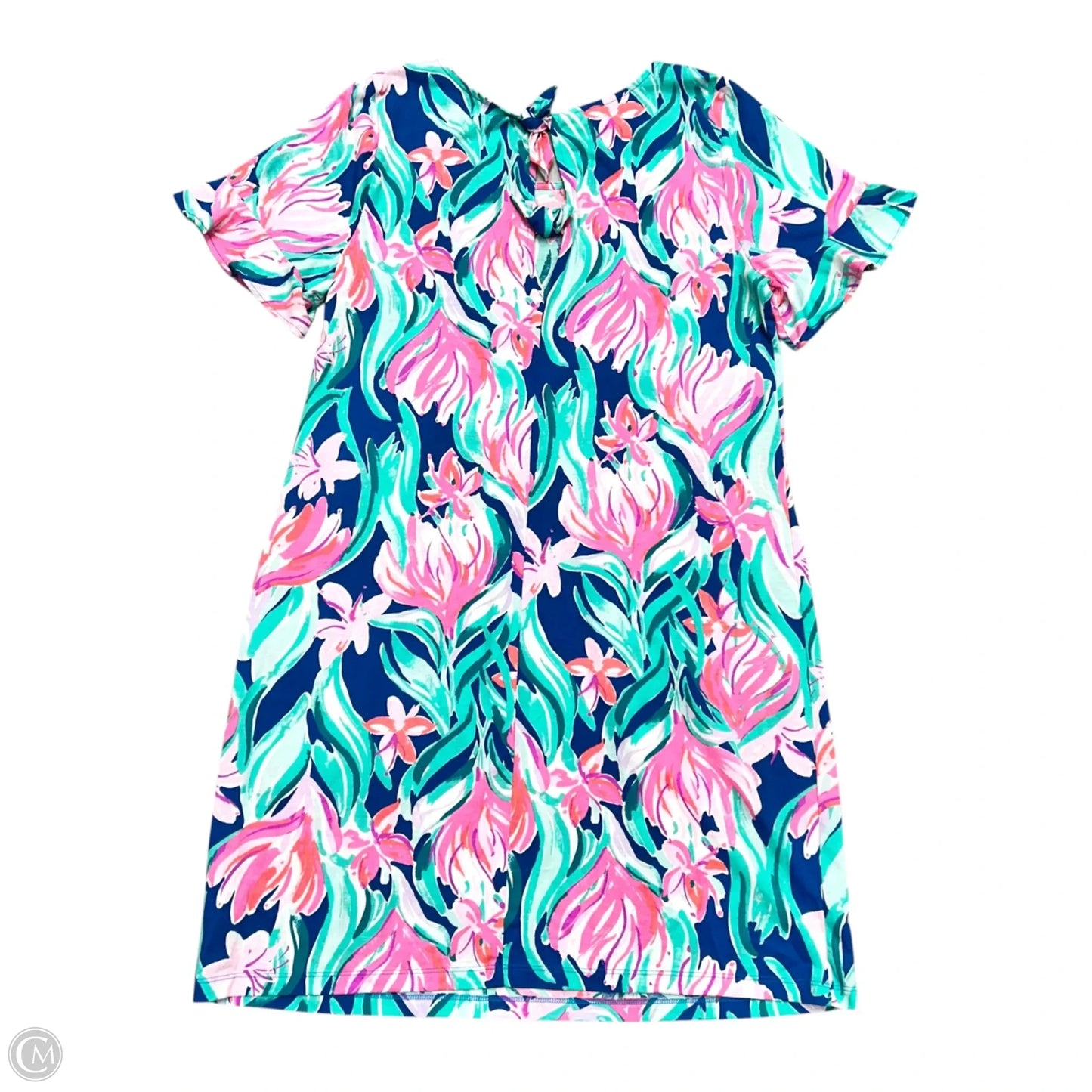 Dress Designer By Lilly Pulitzer In Blue & Pink, Size: Xl