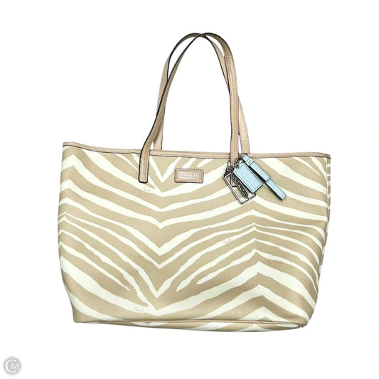 Tote Designer By Coach, Size: Large