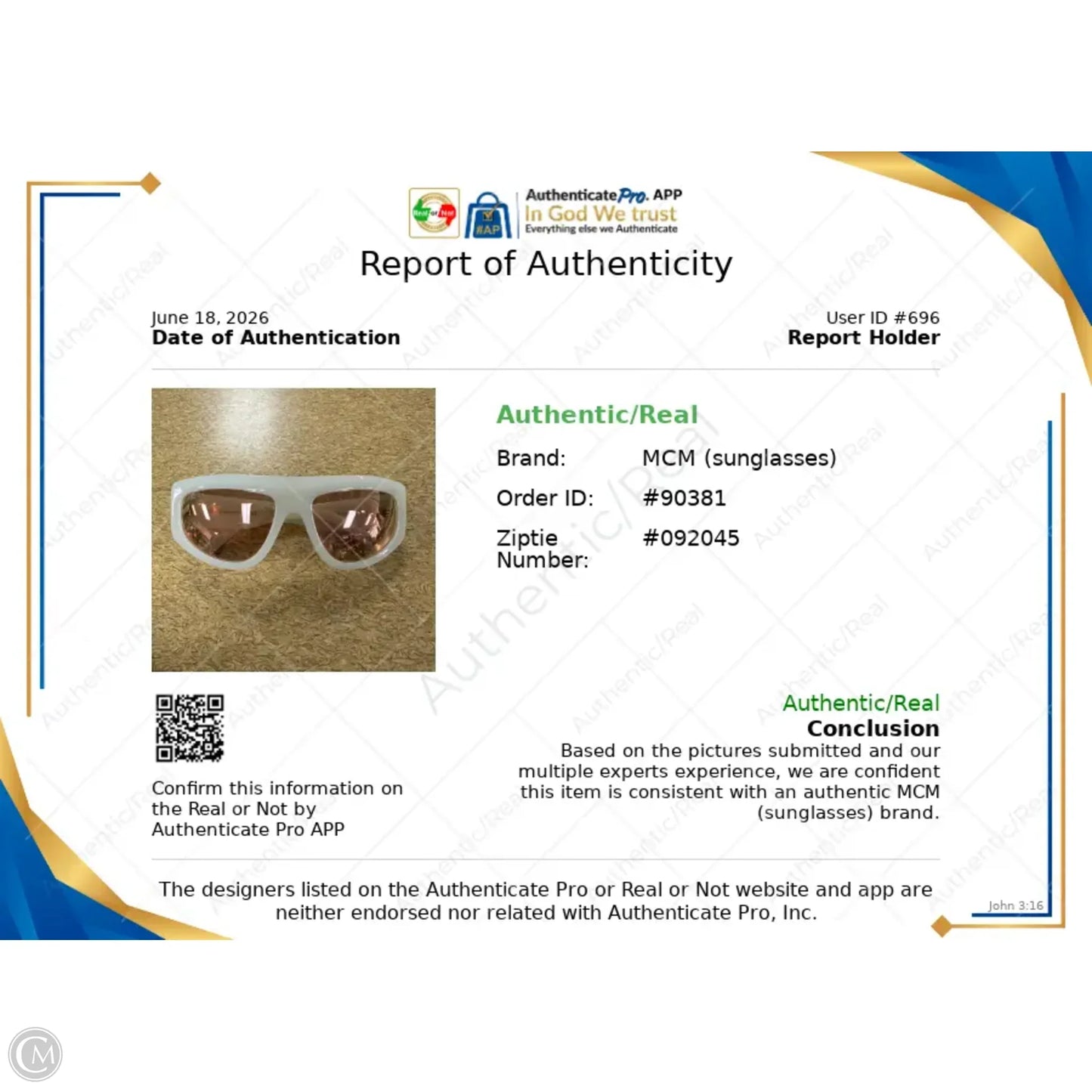 Sunglasses Luxury Designer By Mcm