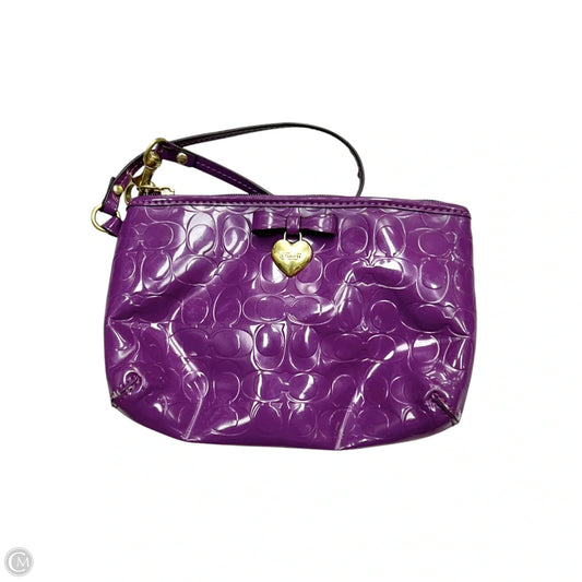 Wristlet Designer By Coach, Size: Small