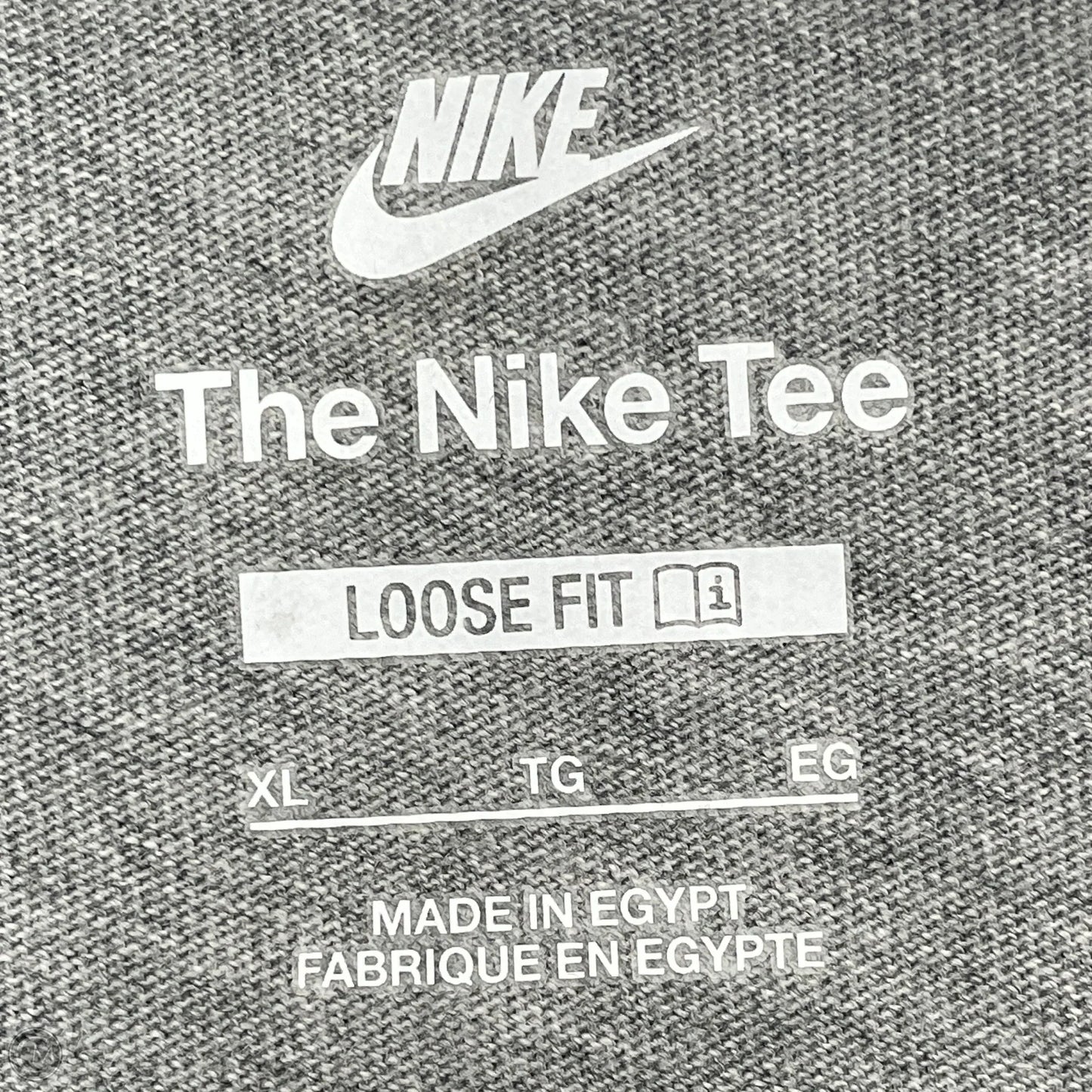 Athletic Top Long Sleeve Crewneck By Nike Apparel In Grey, Size: Xl