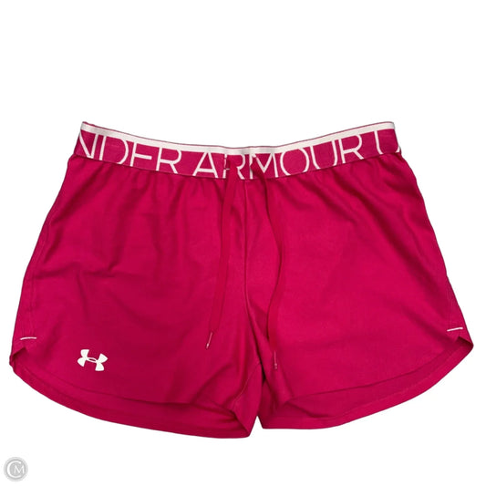 Athletic Shorts By Under Armour In Pink, Size: M