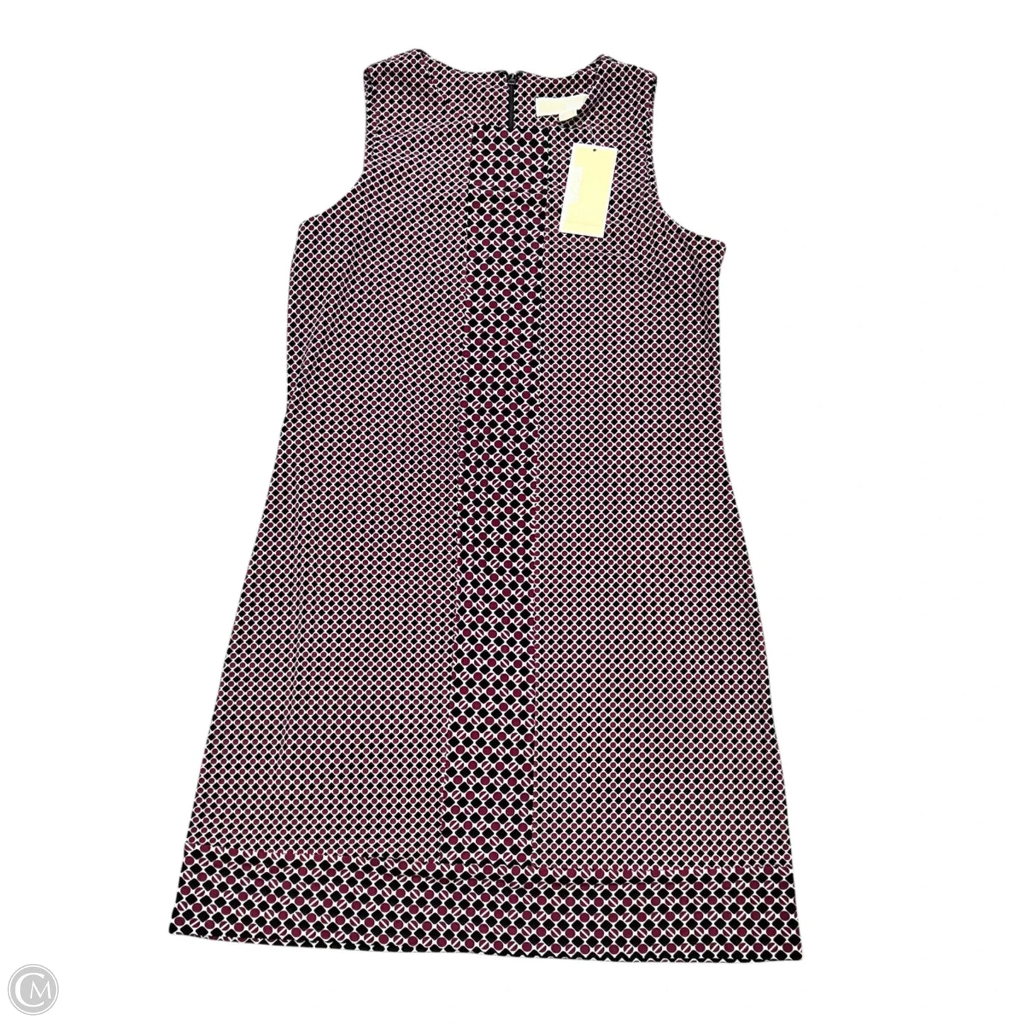 Dress Casual Short By Michael By Michael Kors In Black & Purple, Size: M
