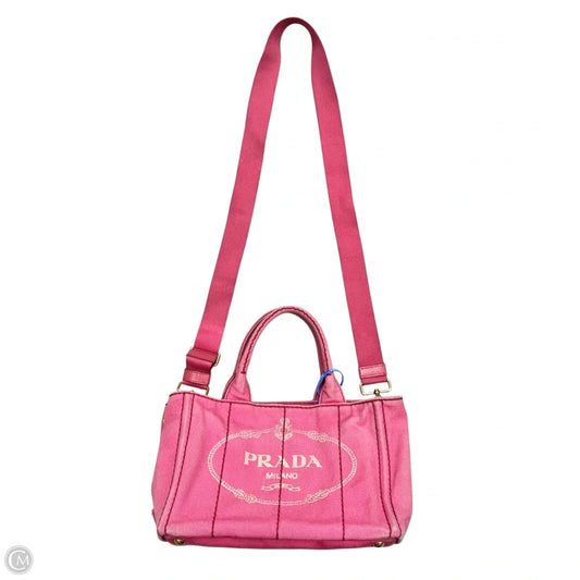 Tote Luxury Designer By Prada, Size: Medium