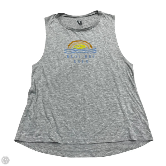 Athletic Tank Top By Vuori In Grey, Size: Xl