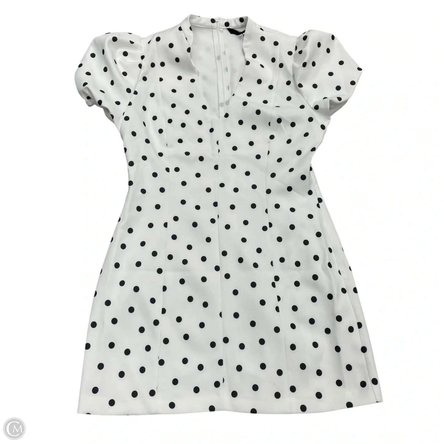 Dress Party Short By Zara In Black & White, Size: L