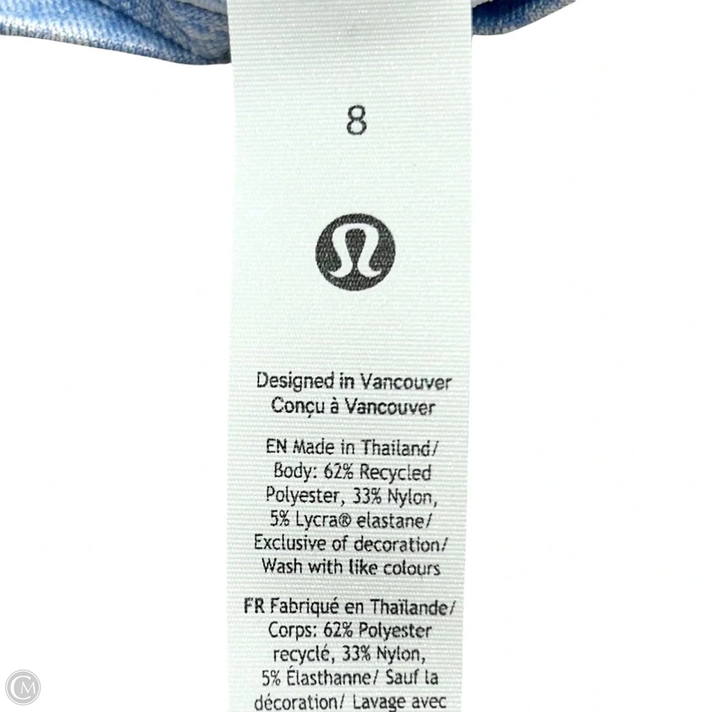 Athletic Tank Top By Lululemon In Blue, Size: M