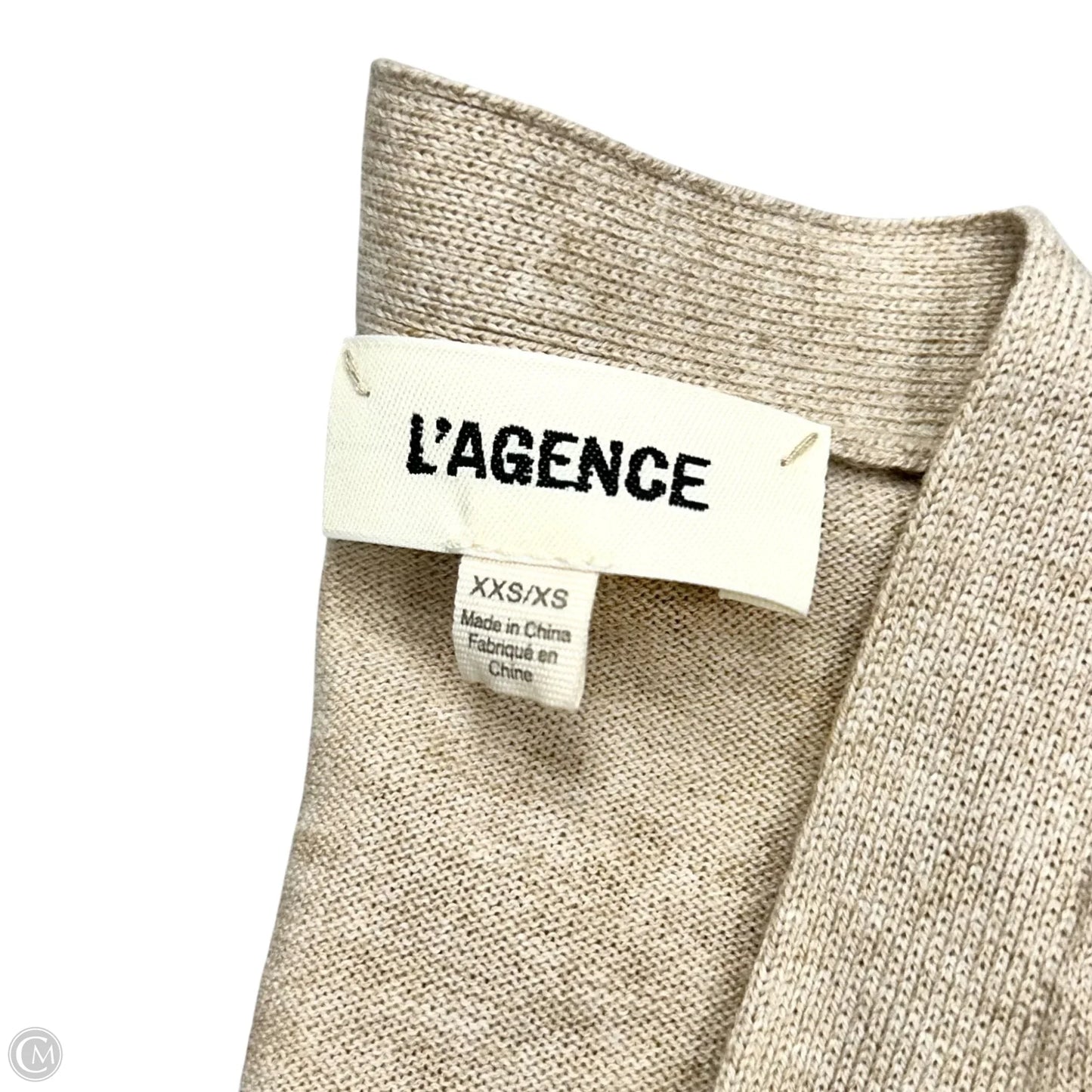 Kimono By L Agence In Tan & White, Size: Xs