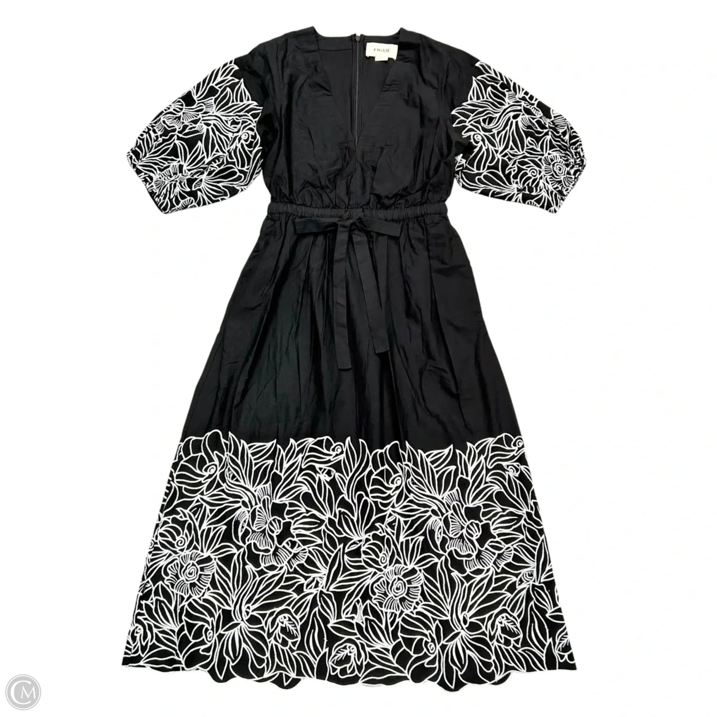 Dress Casual Maxi By Figue In Black & White, Size: Xs