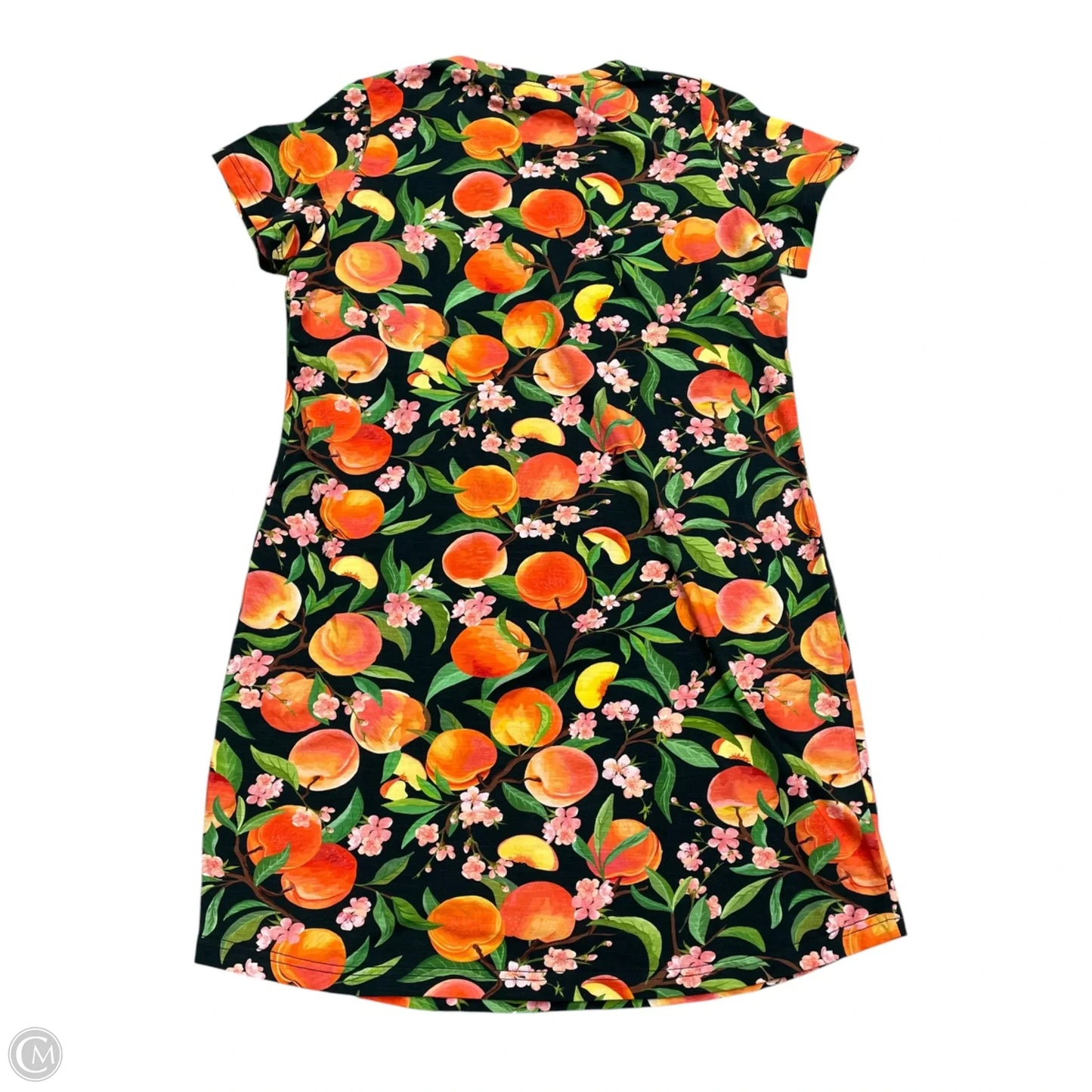 Dress Casual Short By J Flower In Black & Orange, Size: M
