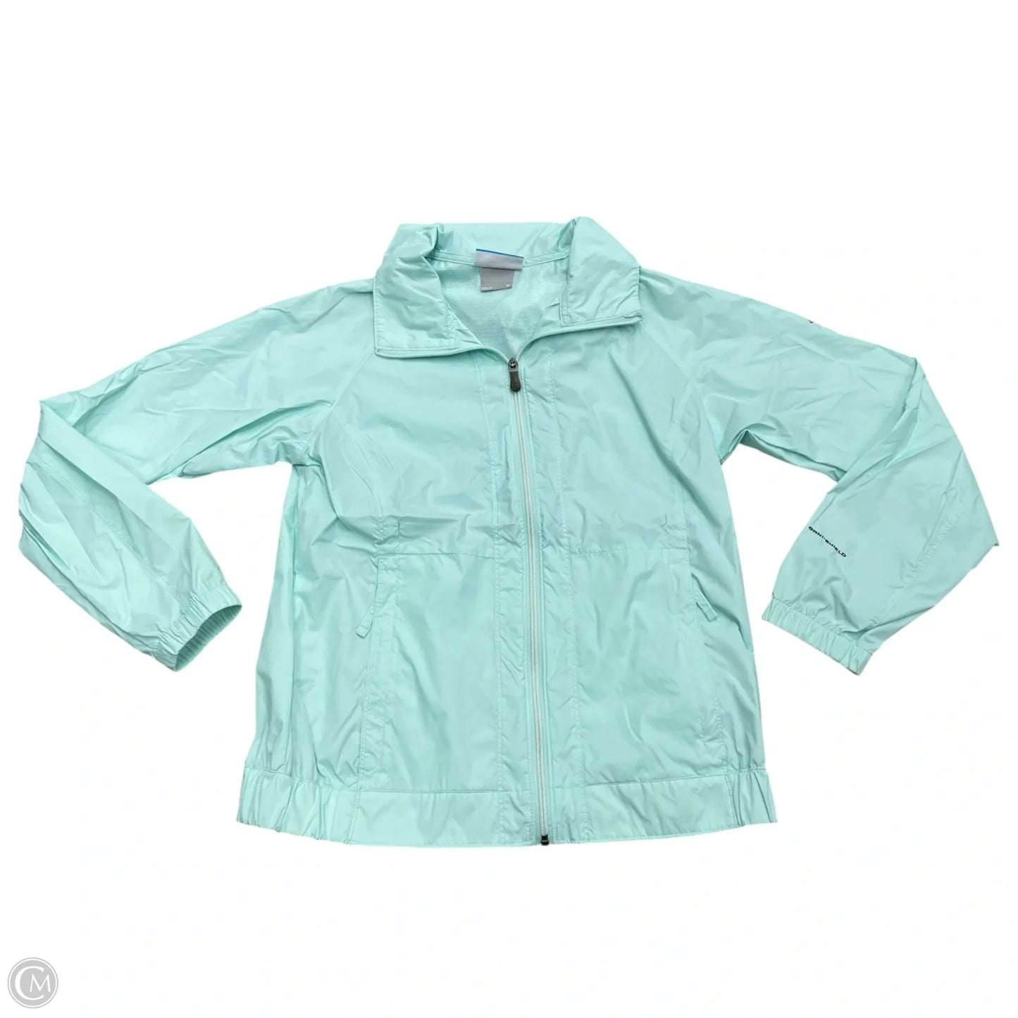Athletic Jacket By Columbia In Aqua, Size: M