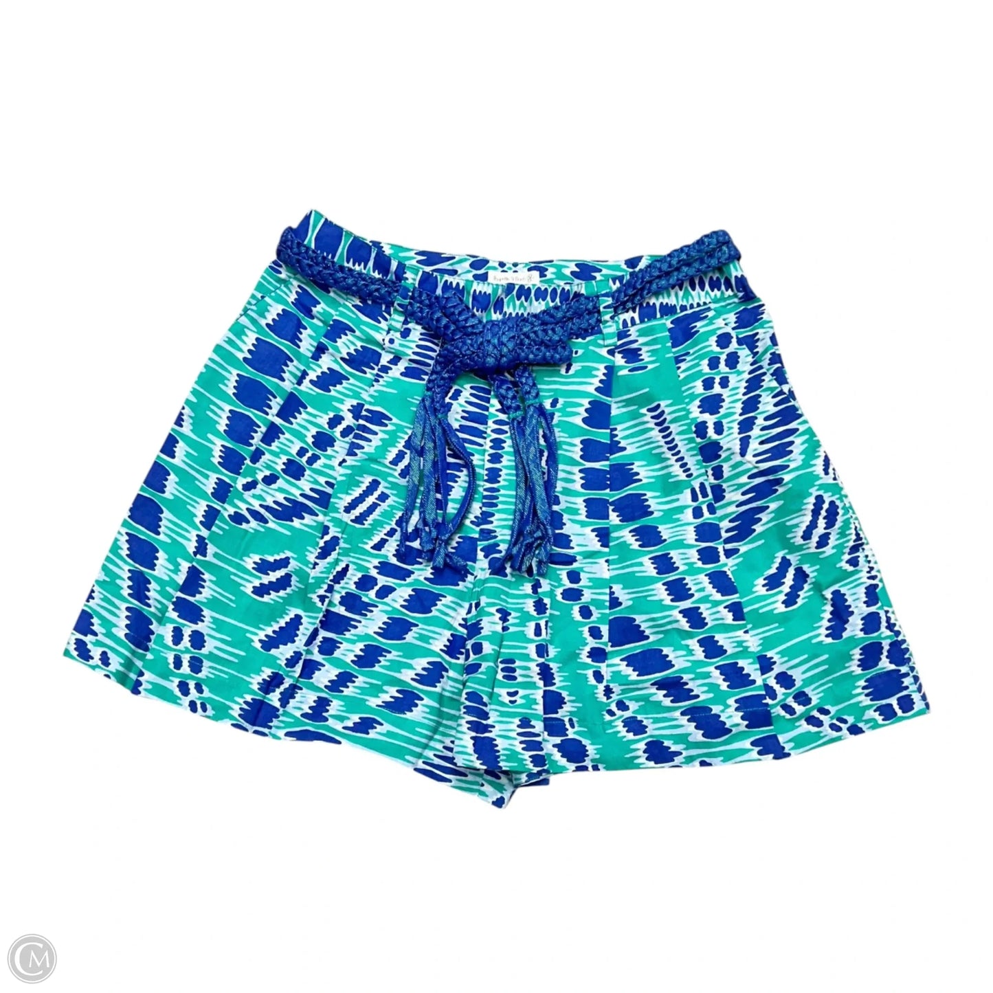 Shorts By Poupette St Barth In Blue & Green, Size: S