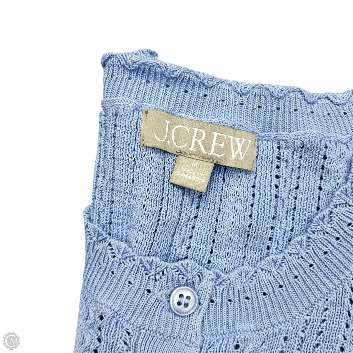 Sweater Cardigan By J. Crew In Blue, Size: M