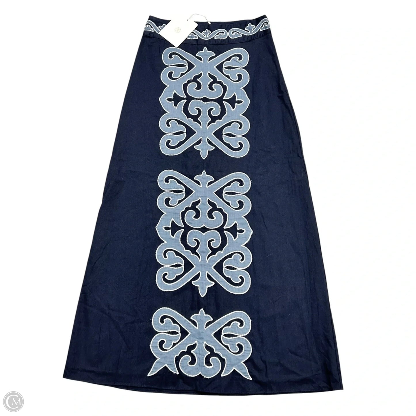 Skirt Maxi By Anna Cate In Blue & White, Size: Xs
