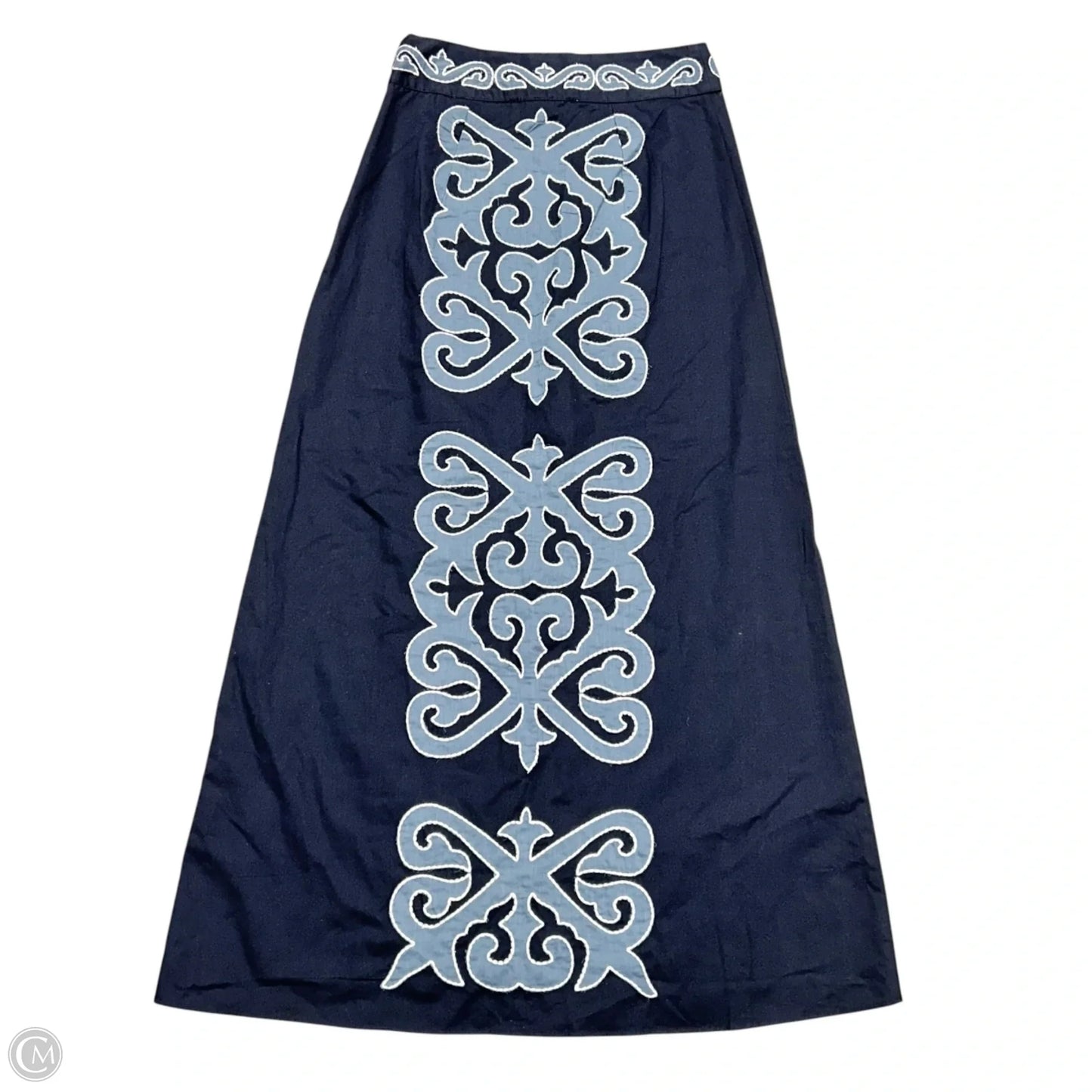 Skirt Maxi By Anna Cate In Blue & White, Size: Xs