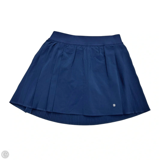 Athletic Skort By Lululemon In Navy, Size: Xs