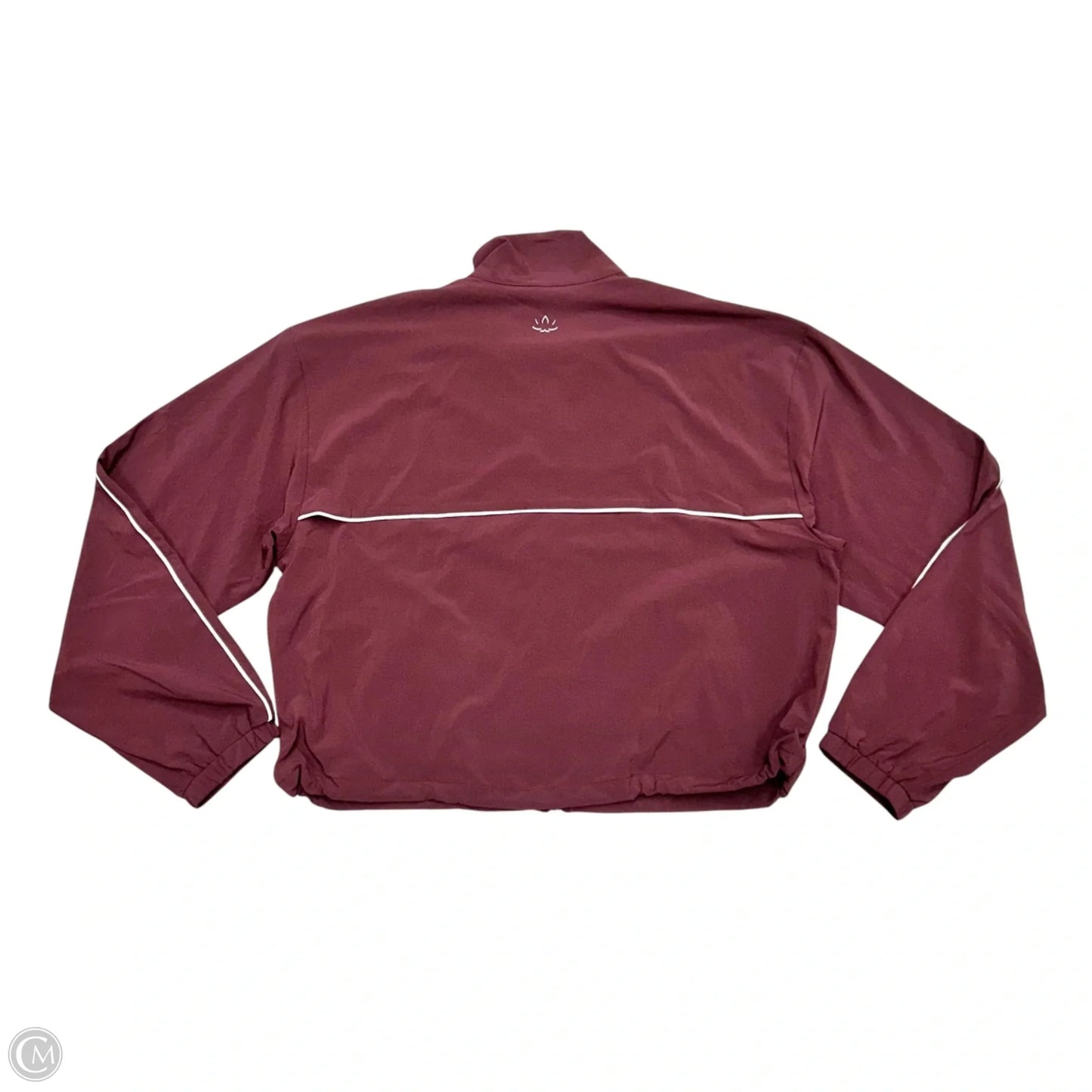 Athletic Jacket By Beyond Yoga In Maroon, Size: S