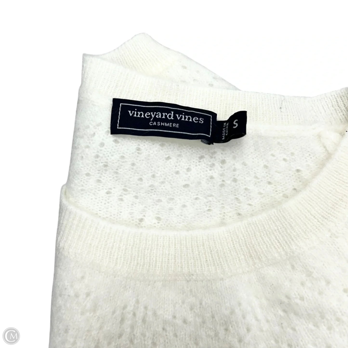 Sweater Cashmere By Vineyard Vines In Cream, Size: S