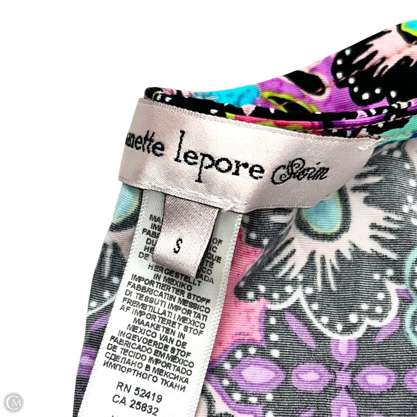 Swimwear Cover-up By Nanette Lepore In Blue & Purple, Size: S