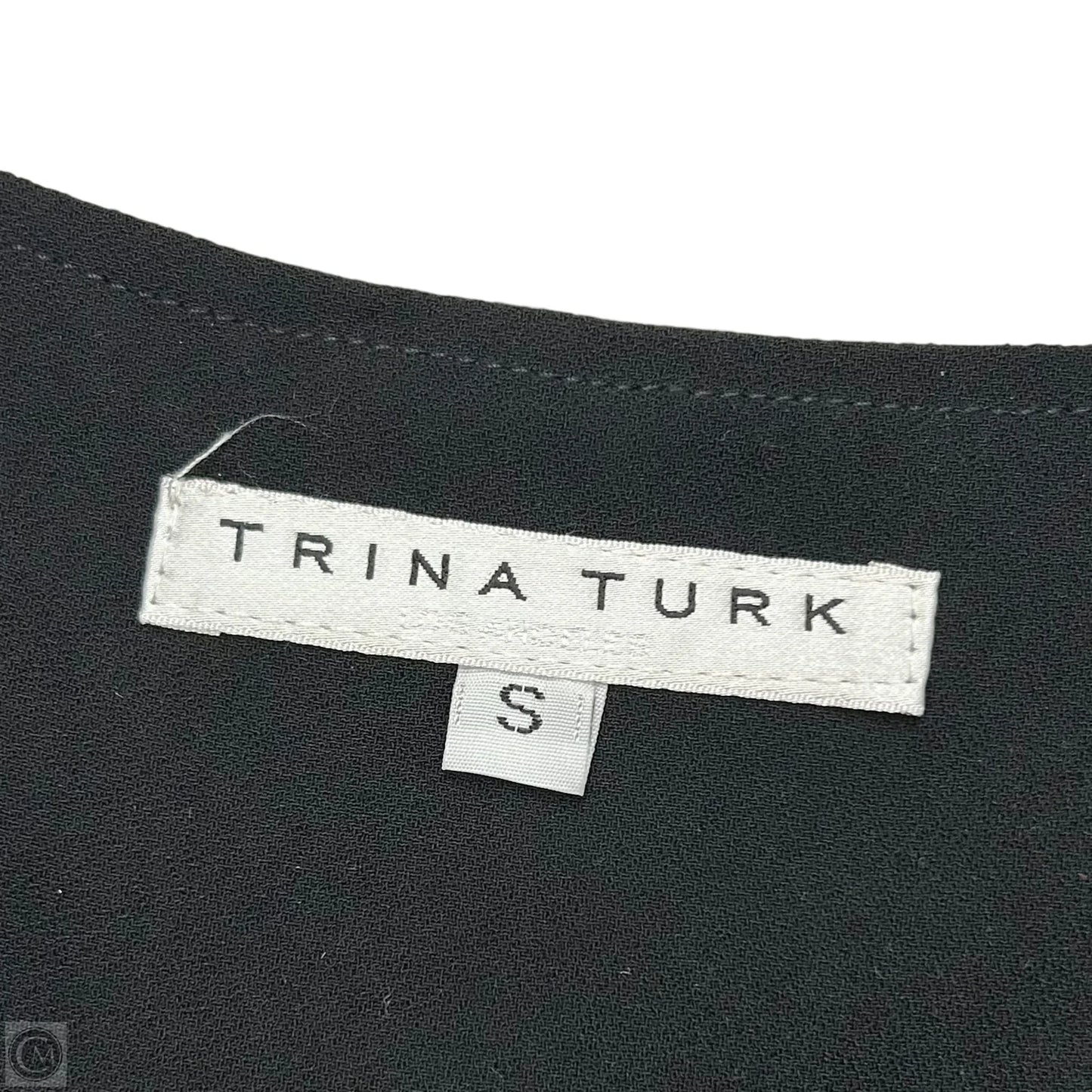 Top Sleeveless By Trina Turk In Black, Size: S