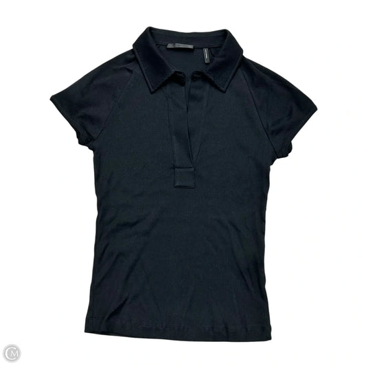 Top Short Sleeve By Helmut Lang In Black, Size: L