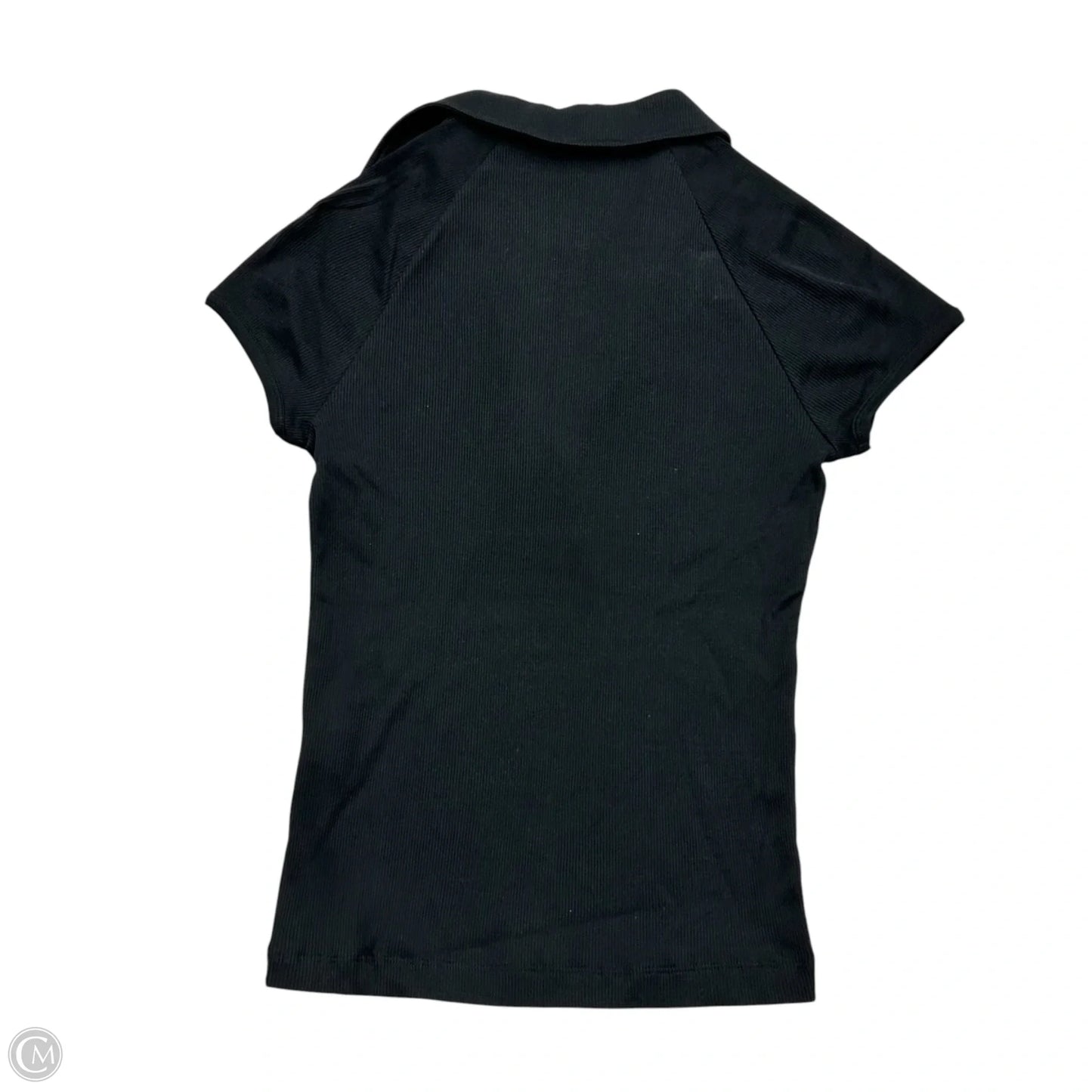 Top Short Sleeve By Helmut Lang In Black, Size: L