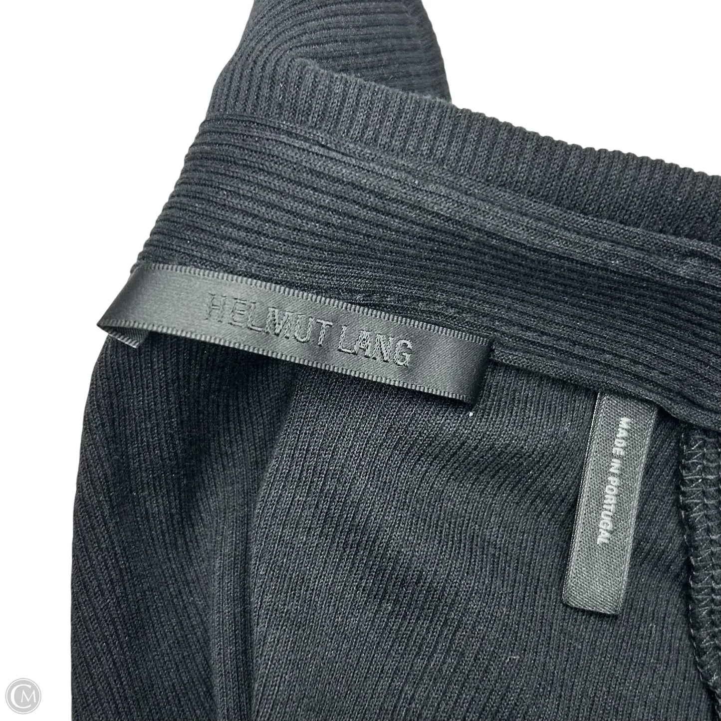 Top Short Sleeve By Helmut Lang In Black, Size: L