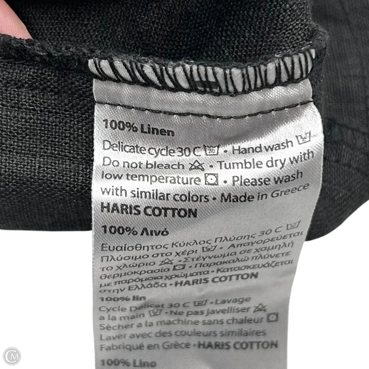 Shorts By Haris Cotton In Black, Size: Xs