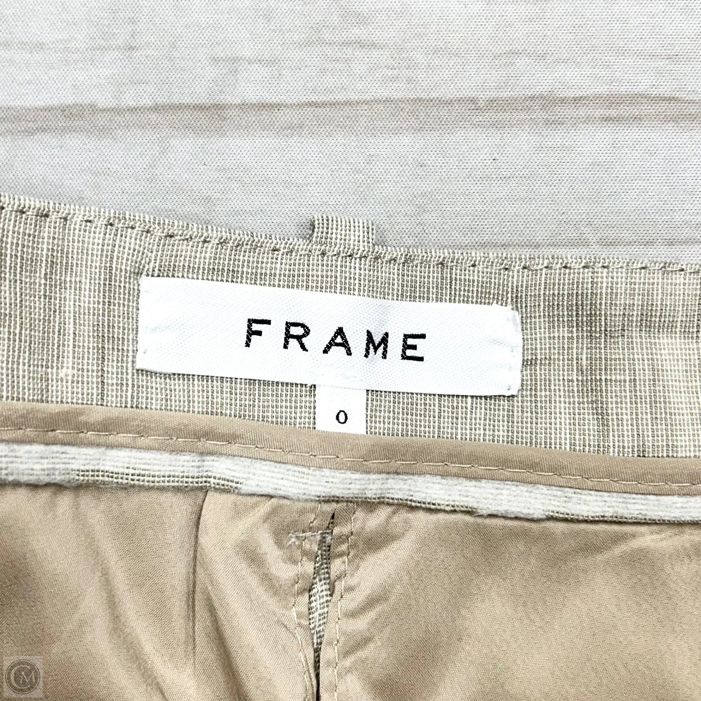 Shorts By Frame In Cream, Size: 0