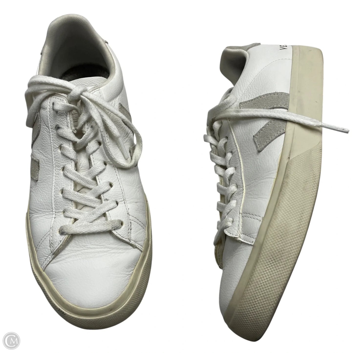 Shoes Sneakers By Veja In Grey & White, Size: 10