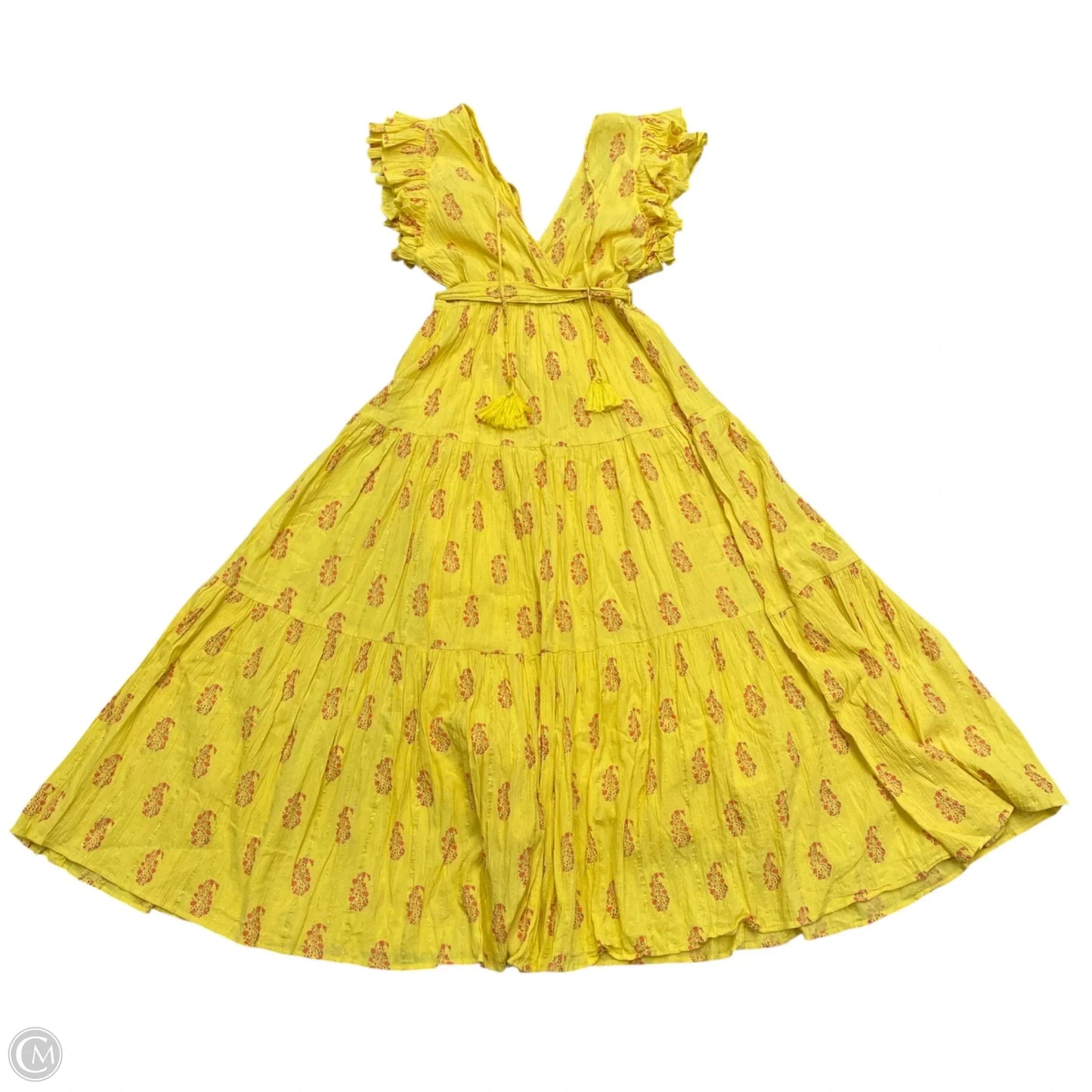 Dress Casual Maxi By A Loves A In Yellow, Size: L