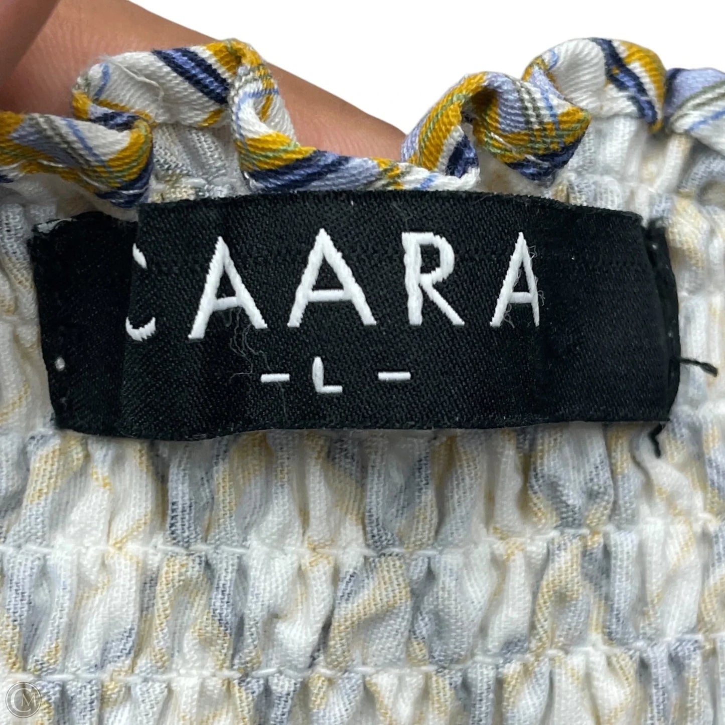 Dress Casual Maxi By Caara In Blue & Yellow, Size: L